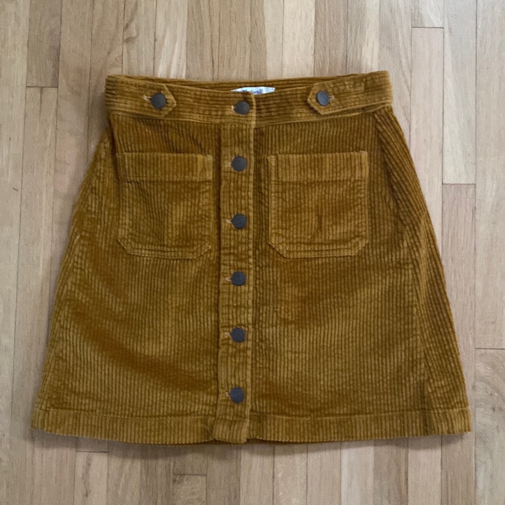 Madewell 00 Corduroy miniskirt